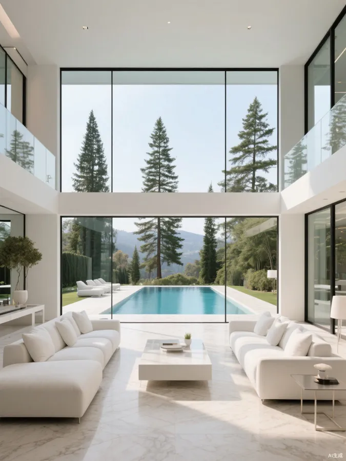 Light-filled great hall of a Malik residence