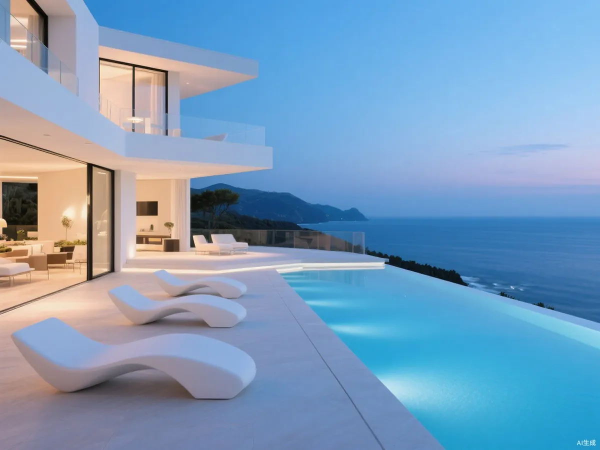 In-residence dinner served on a terrace